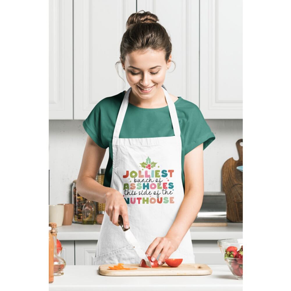 Jolliest Bunch Of A$$holes Color Print Apron